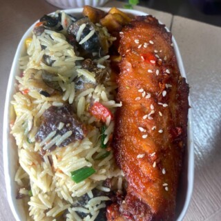 Coconut Rice + Turkey