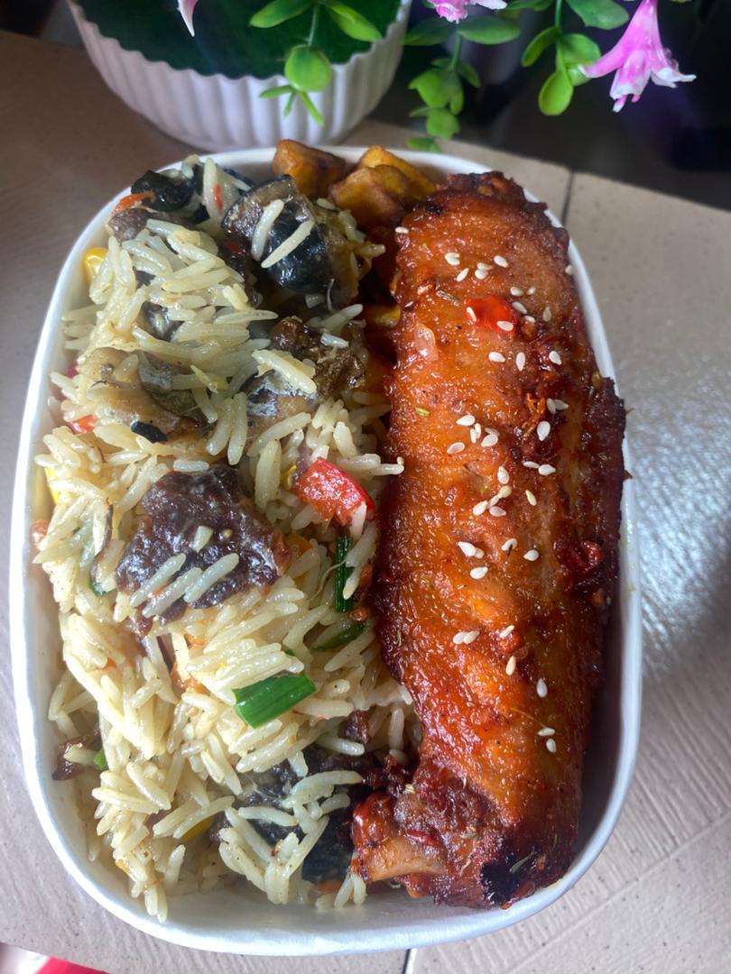 Coconut Rice + Turkey